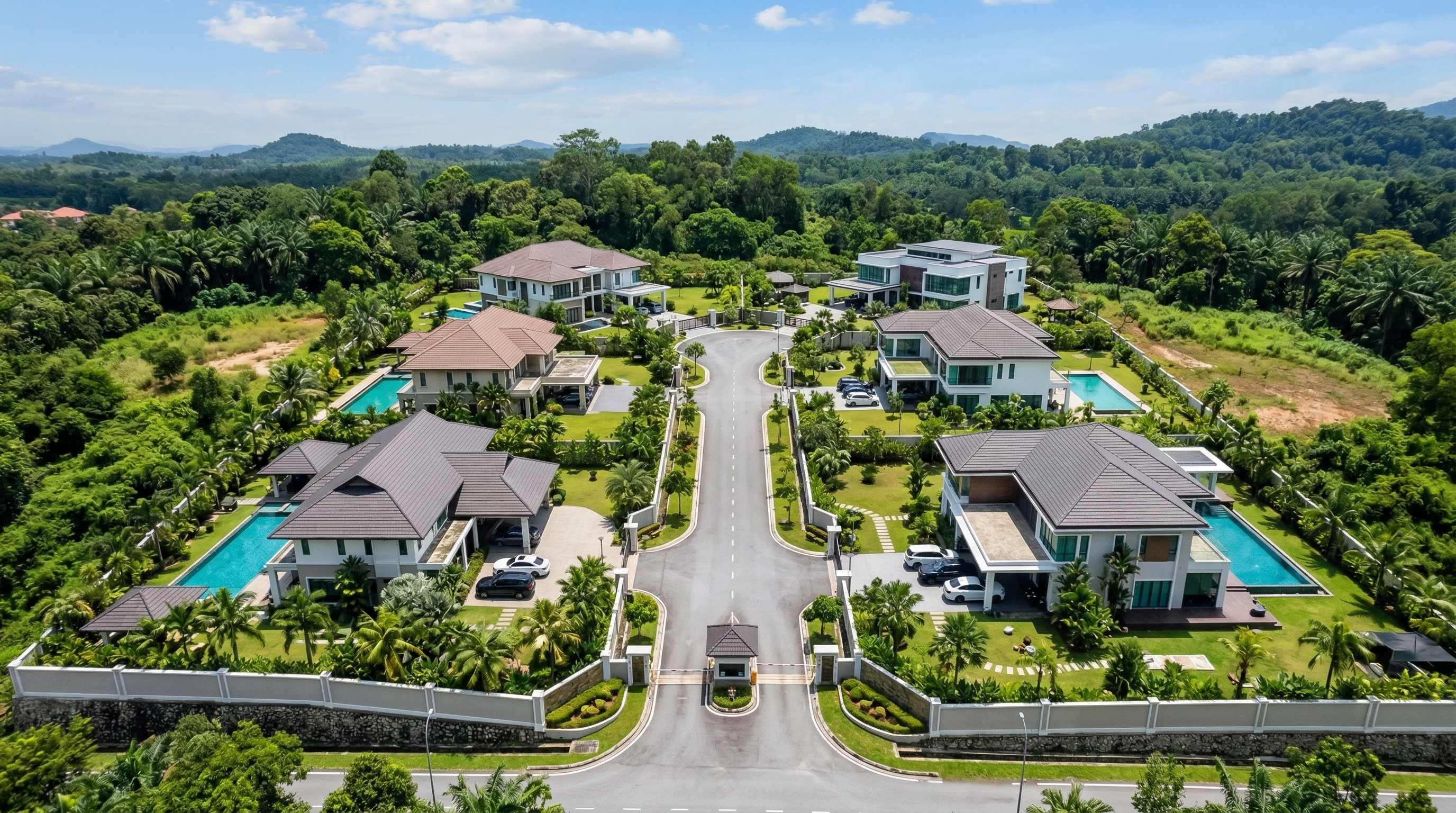 Taman Kiambang Indah — Aerial View 2